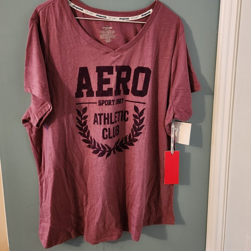 Women's t-shirt, Aeropostale, Aero Sport Athletic Club, 2X, NWT